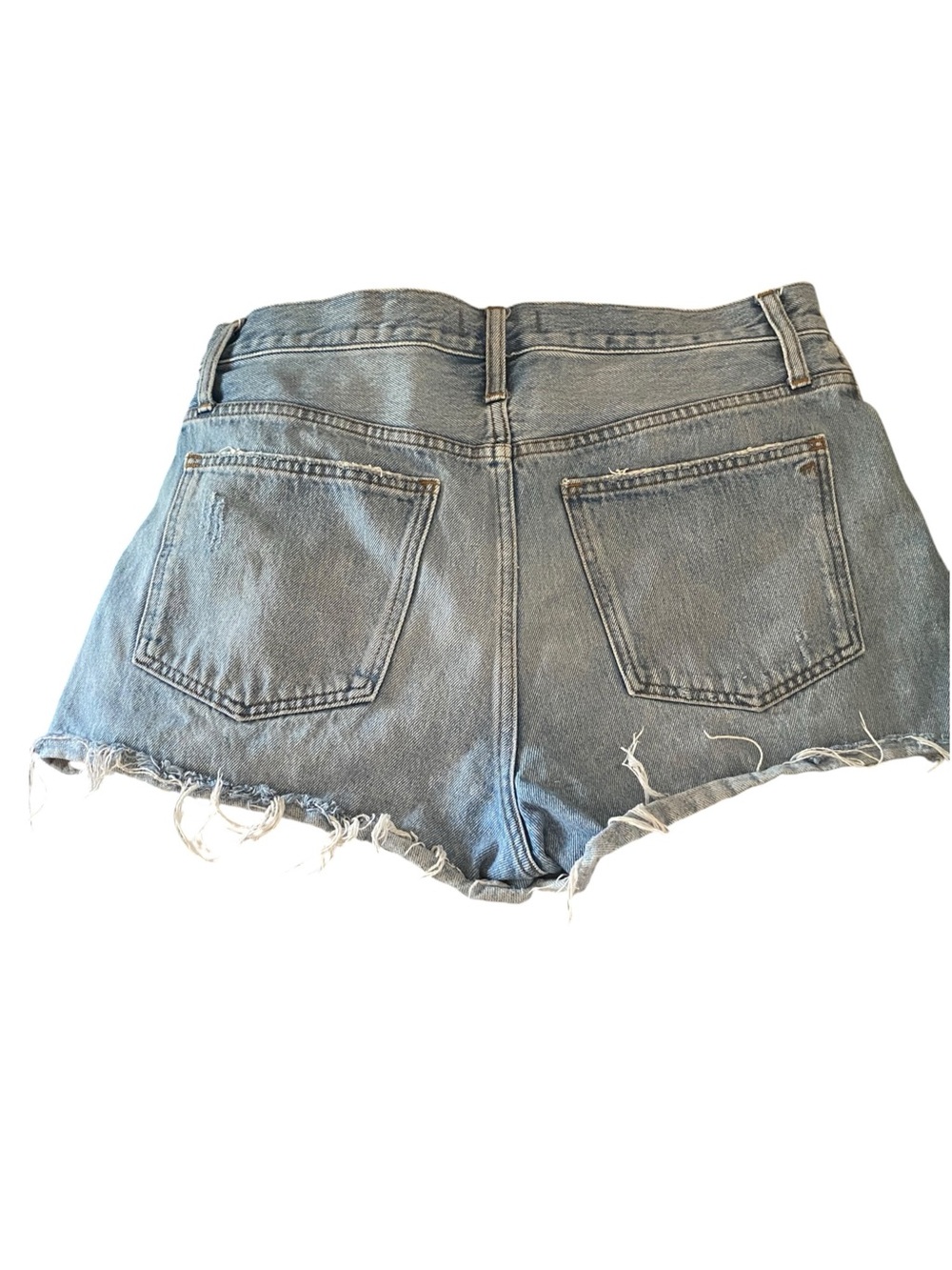 Madewell Relaxed Denim Medium Wash Cutoff Jean Shorts Button Fly 29 Basic boho - Picture 8 of 10